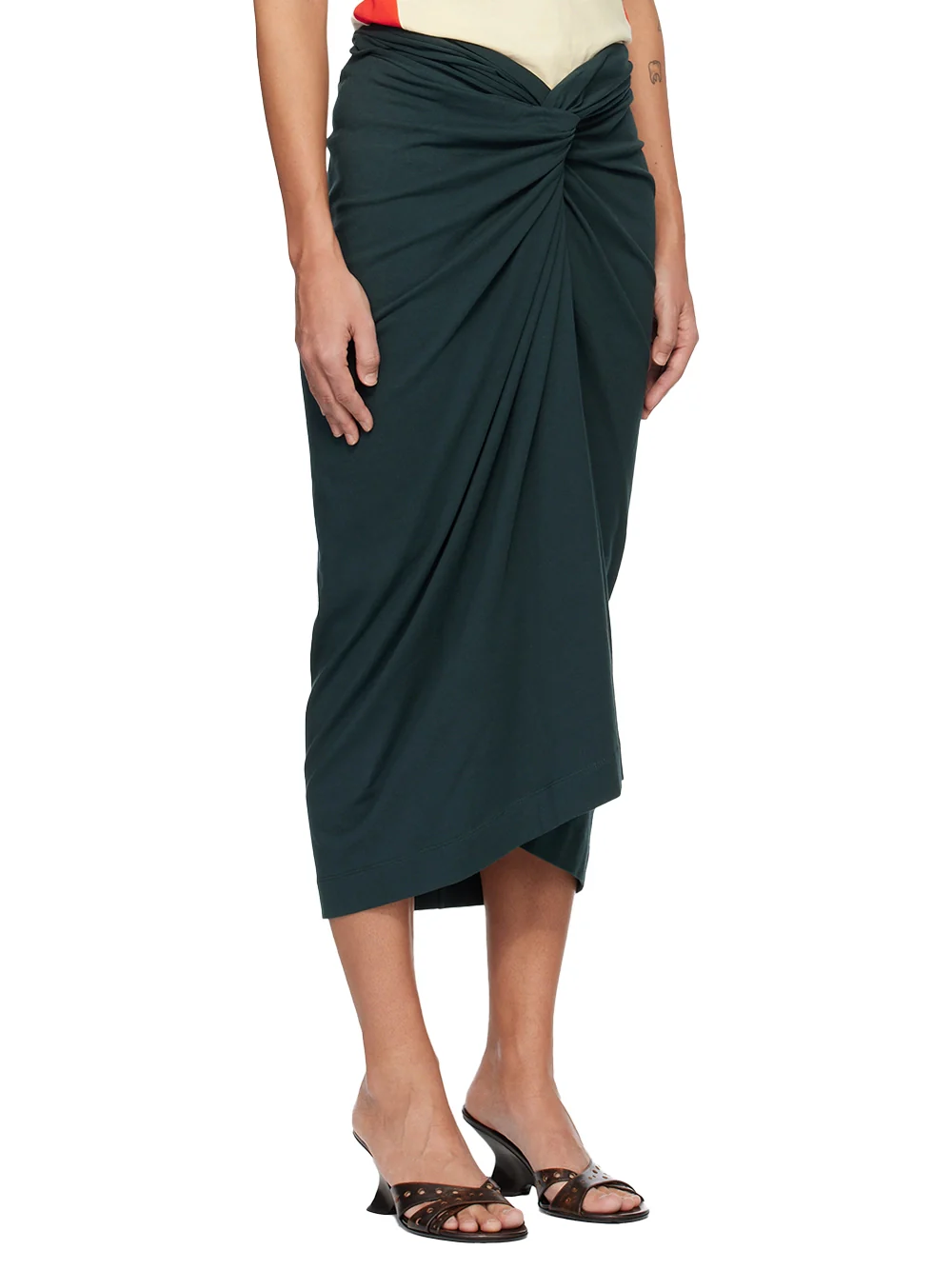 Dries Van Noten Herchive Skirt D Green - Image 4