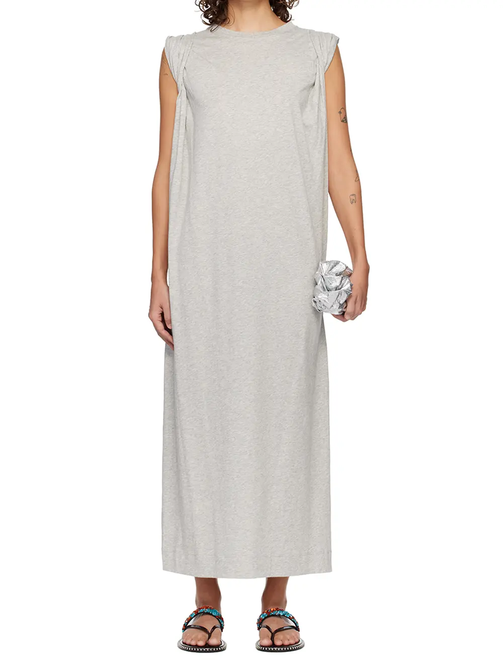 Dries Van Noten Hutty Dress Grey - Image 2