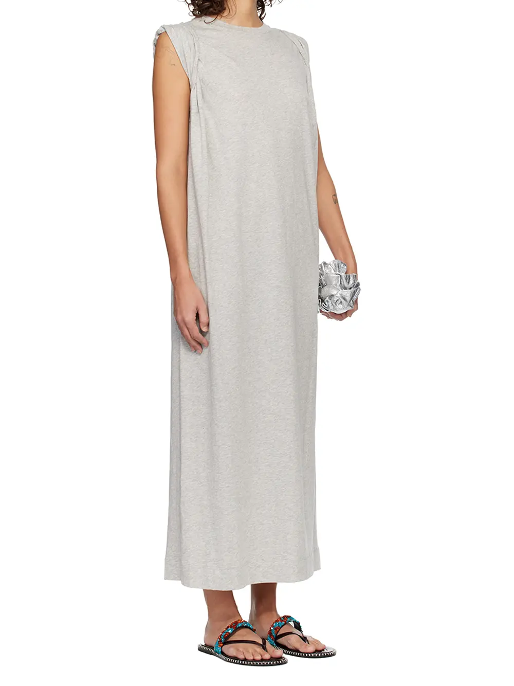 Dries Van Noten Hutty Dress Grey - Image 3