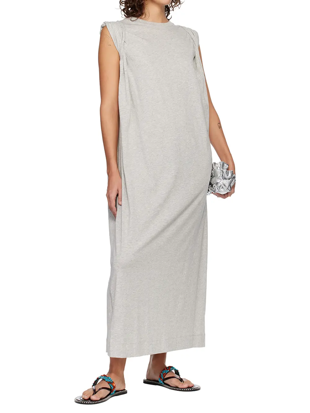 Dries Van Noten Hutty Dress Grey - Image 4
