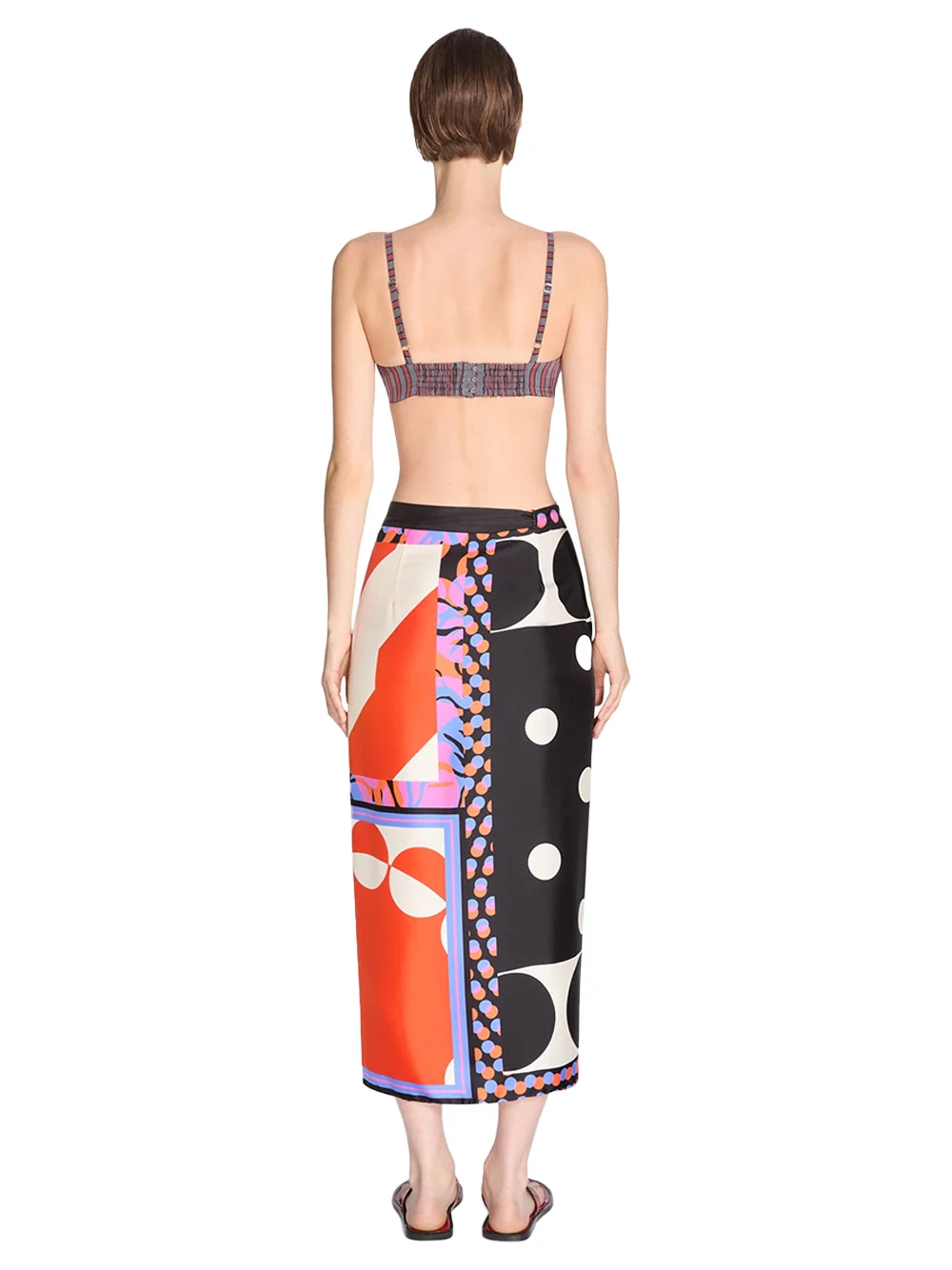 Dries Van Noten Long Scarf Skirt Dessin A - Image 4