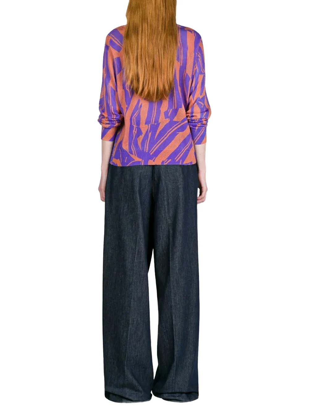 Dries Van Noten Peaches Pants Indigo - Image 4