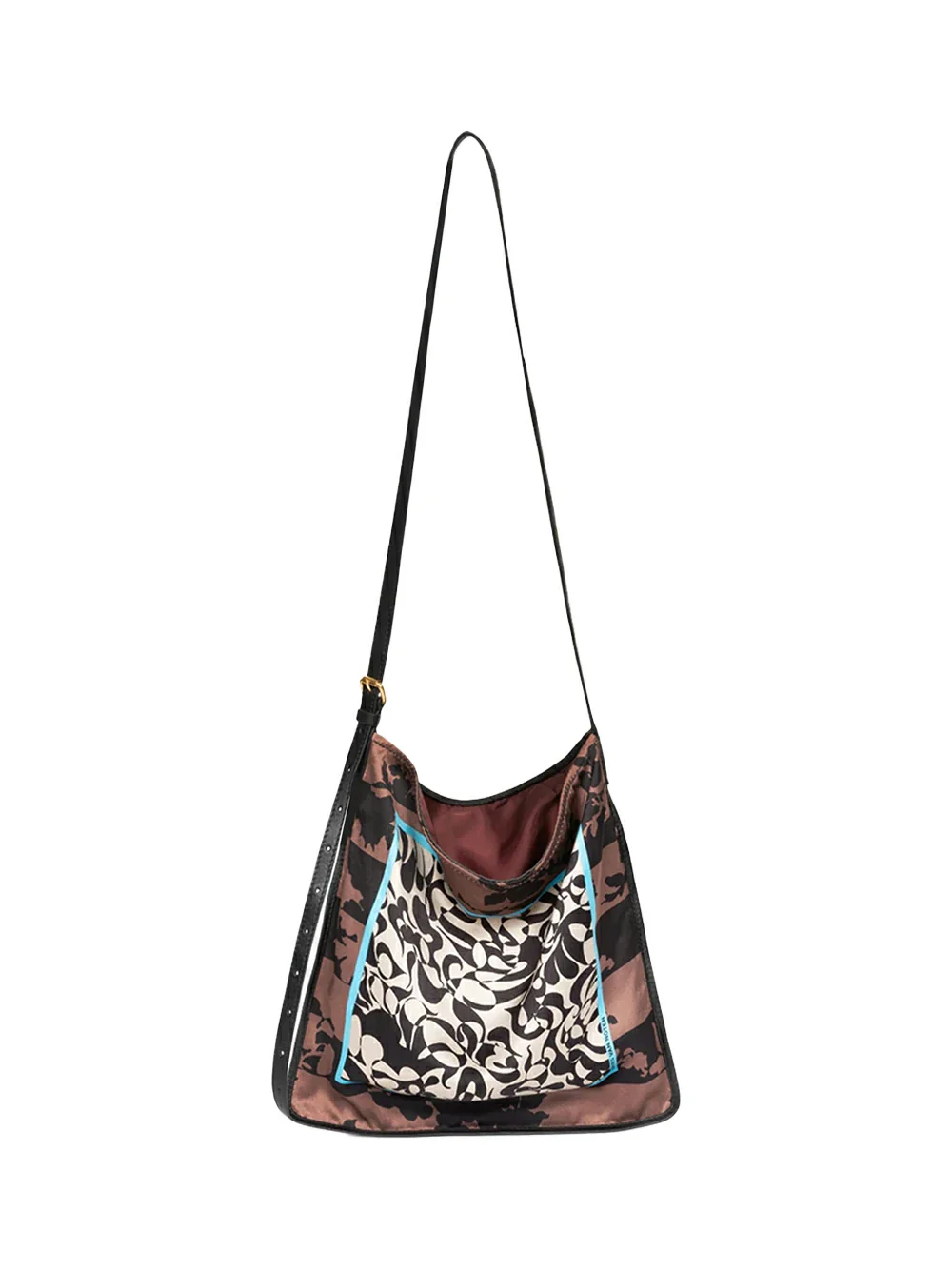 Dries Van Noten Scarf Bag Burgundy - Image 4