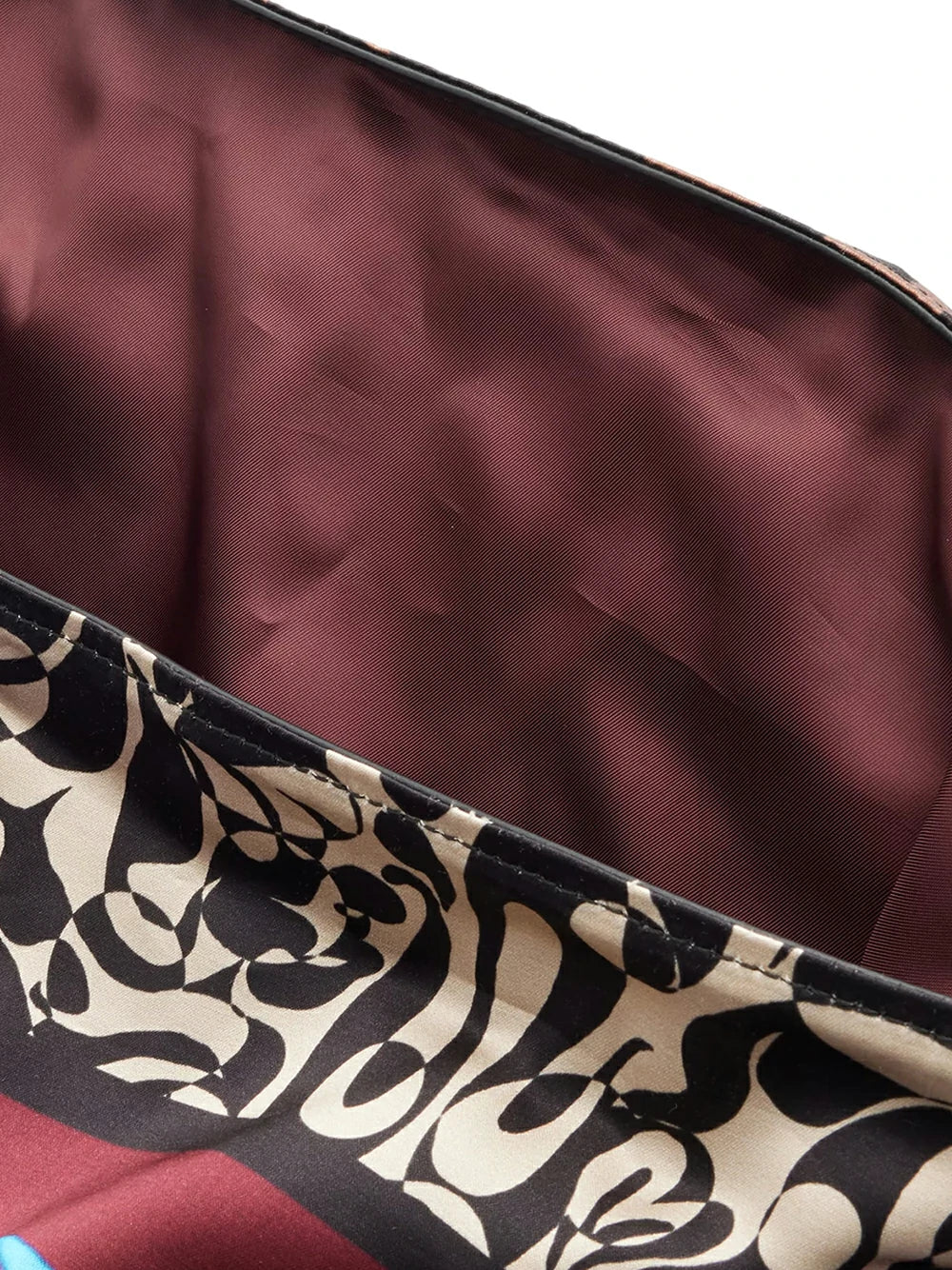 Dries Van Noten Scarf Bag Burgundy - Image 6