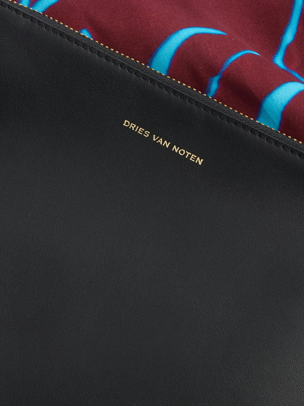 Dries Van Noten Scarf Bag Burgundy - Image 8