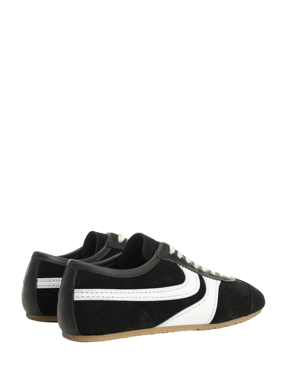 Dries Van Noten Suede Sneakers Black - Image 3