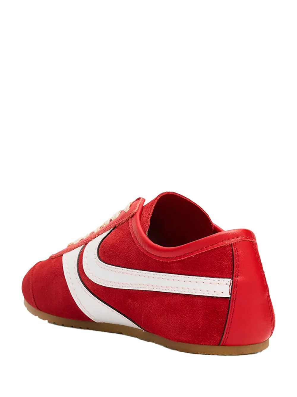 Dries Van Noten Suede Sneakers Red - Image 5