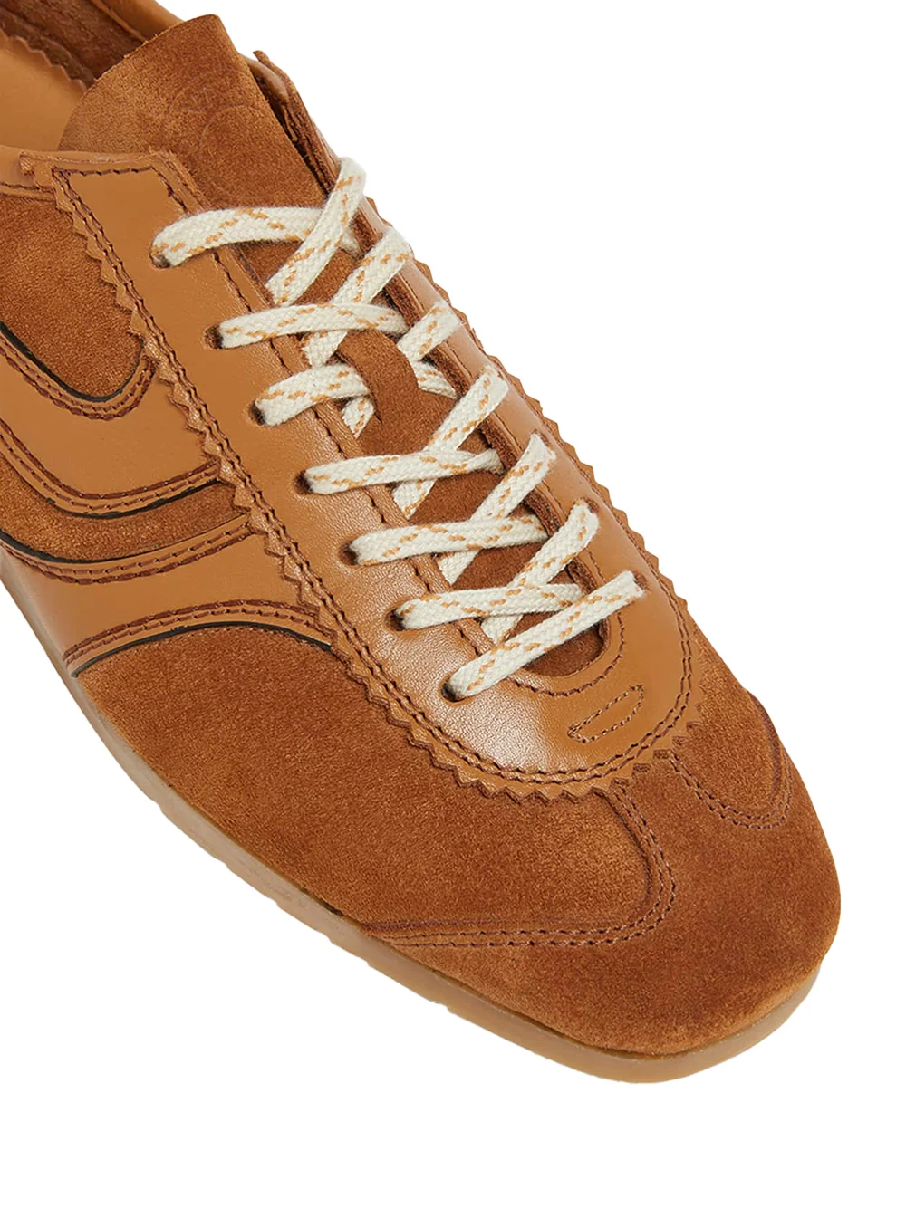 Dries Van Noten Suede Sneakers Tan - Image 4