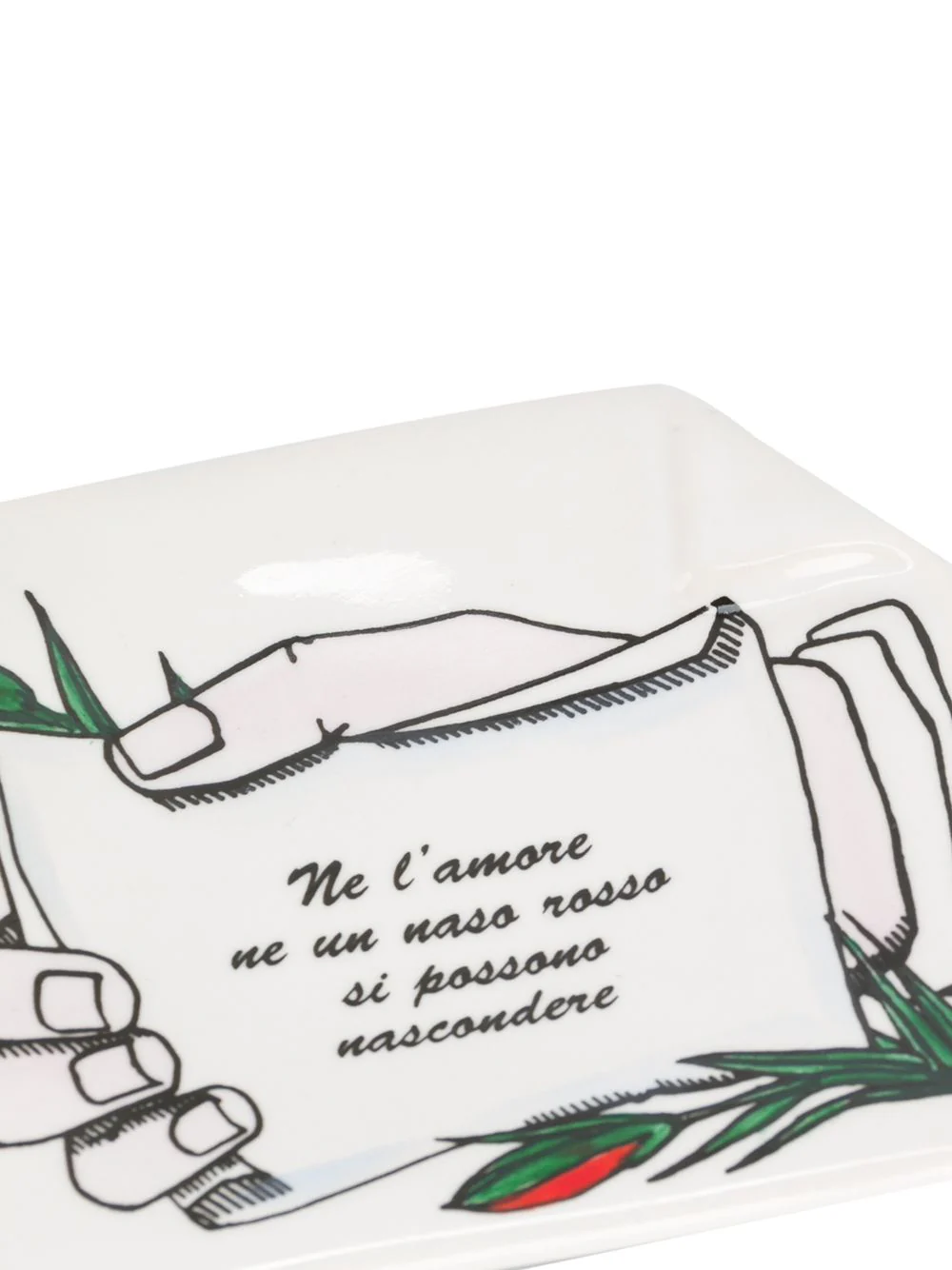 Fornasetti Ashtray In White - Image 3