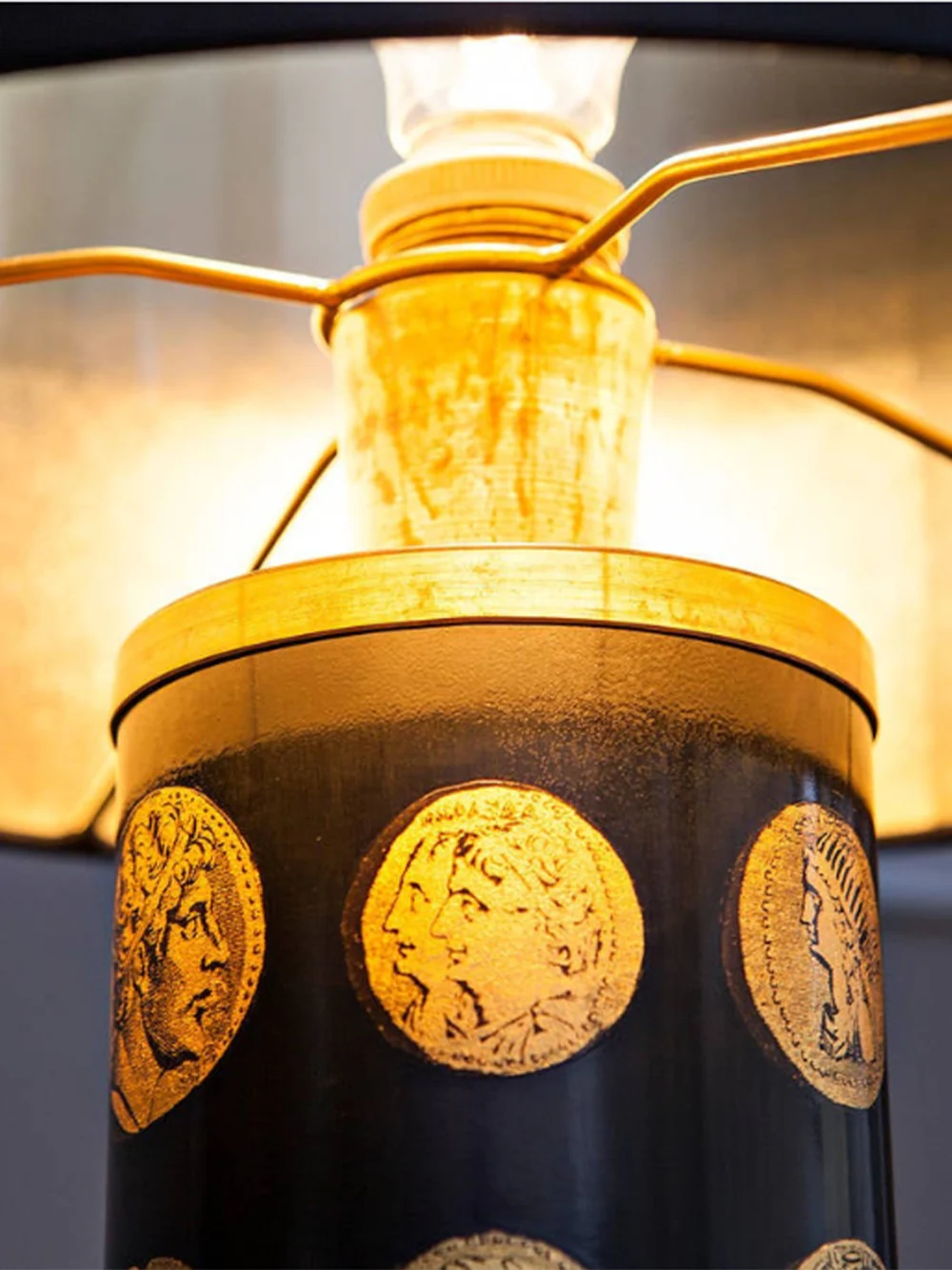 Fornasetti 1960 Piero Cameo Table Lamps - Image 8