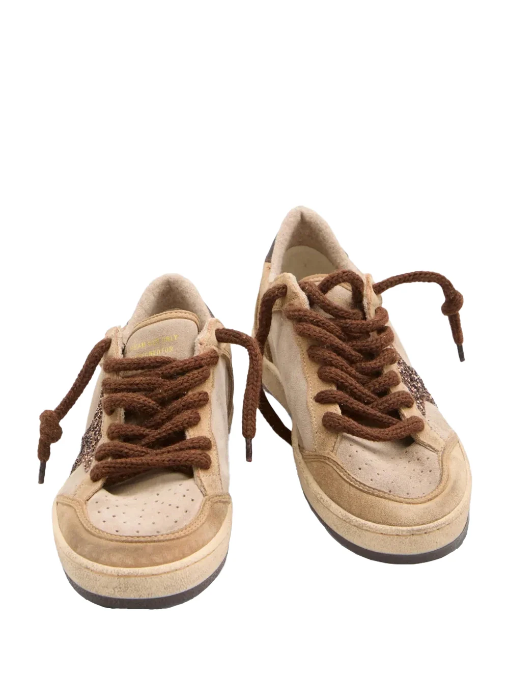 Golden Goose Ballstar Sneaker Beige Brown - Image 2