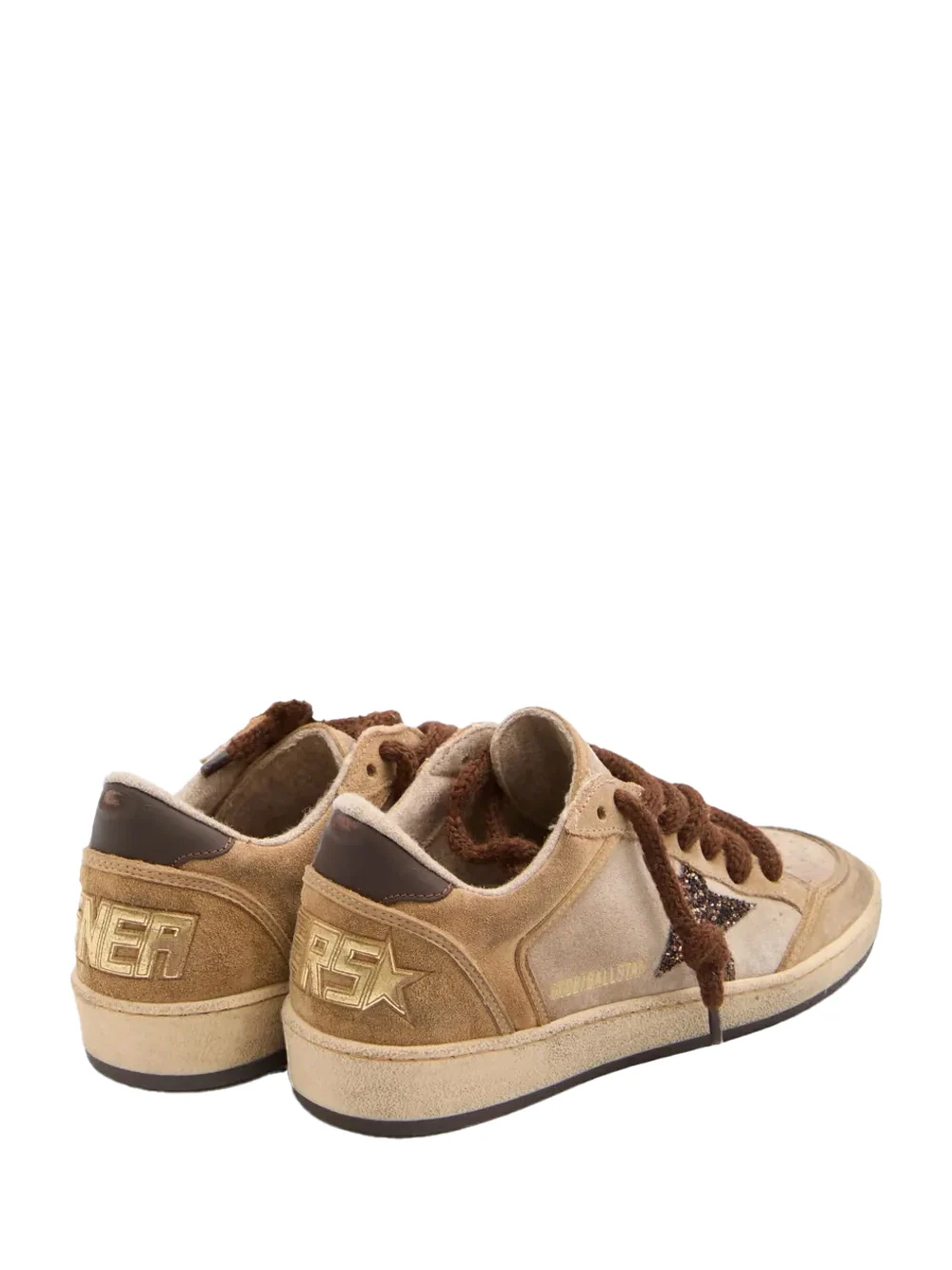 Golden Goose Ballstar Sneaker Beige Brown - Image 4