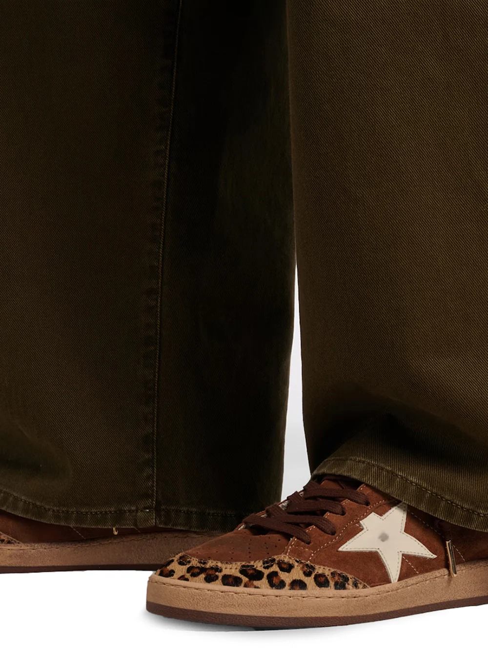 Golden Goose Ballstar Glitter Brown/Leo - Image 3