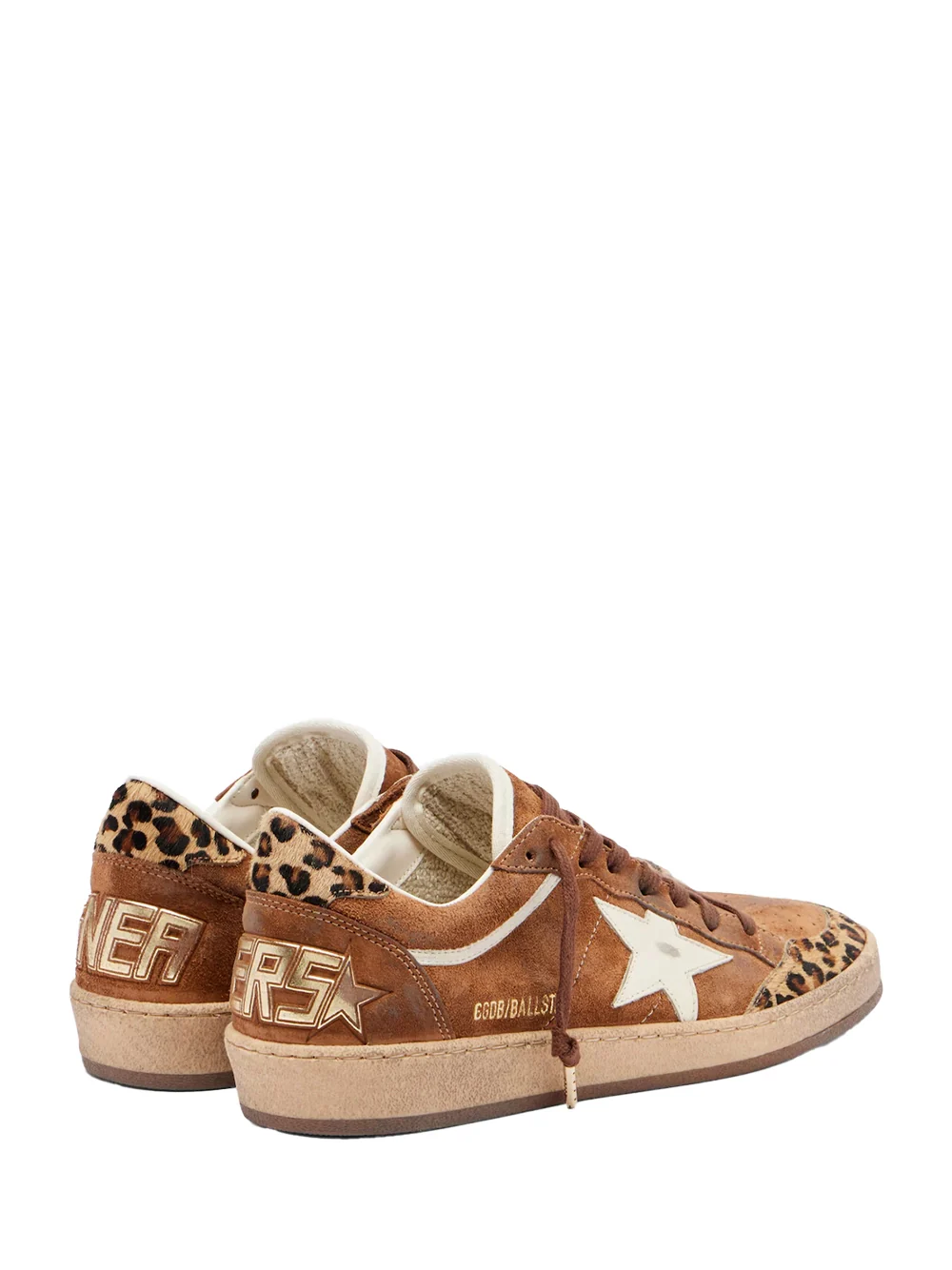 Golden Goose Ballstar Glitter Brown/Leo - Image 4