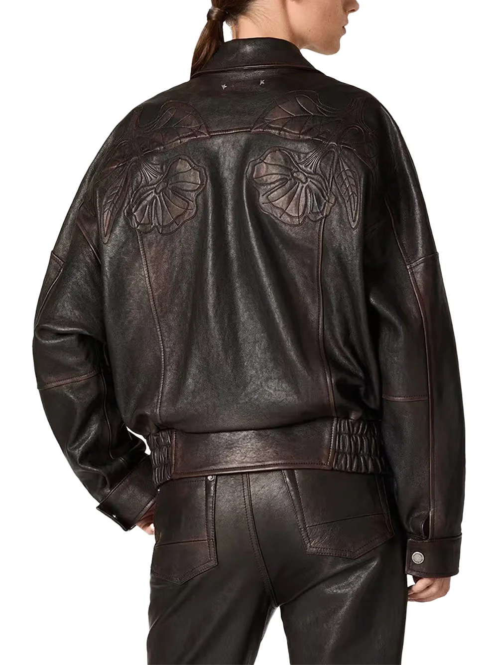 Golden Goose Jacket Dark Burgundy - Image 6