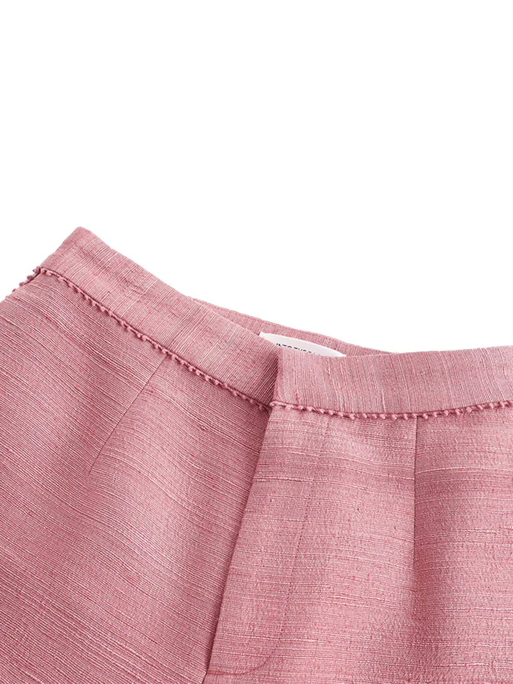 Into The East Soft Pink Women embroidered tussah silk shorts - Image 9