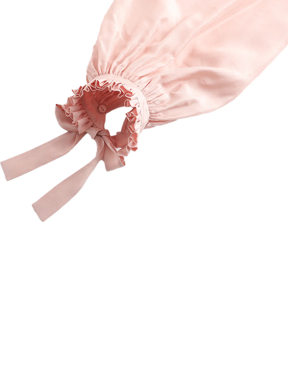 Into The East Women Soft Pink Silk Tie-Front Shirt - Image 9