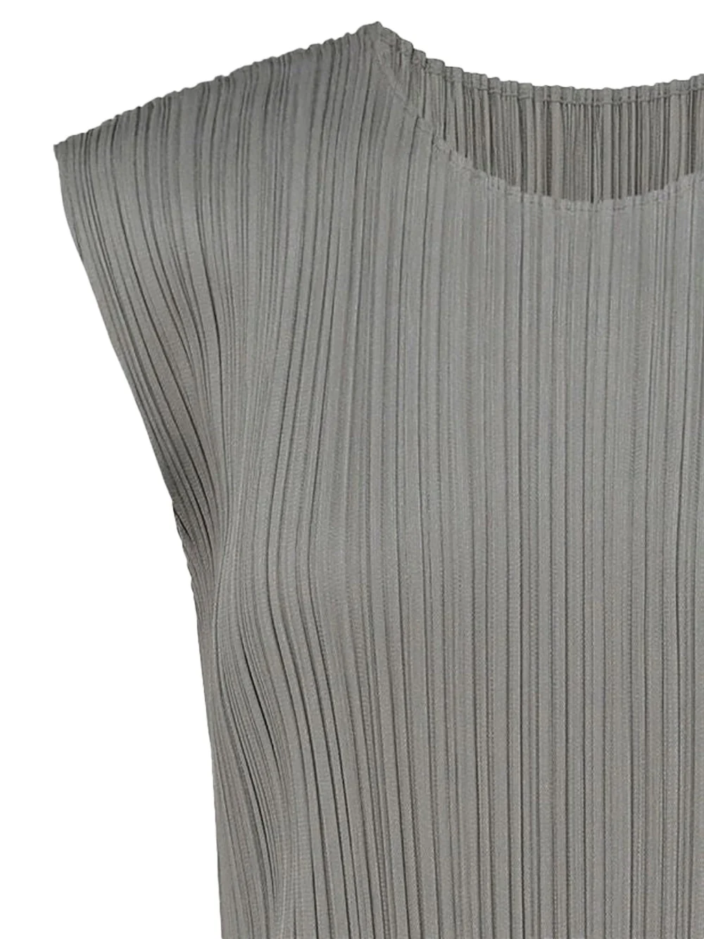 Issey Miyake Pleats Please Dress Grey - Image 3
