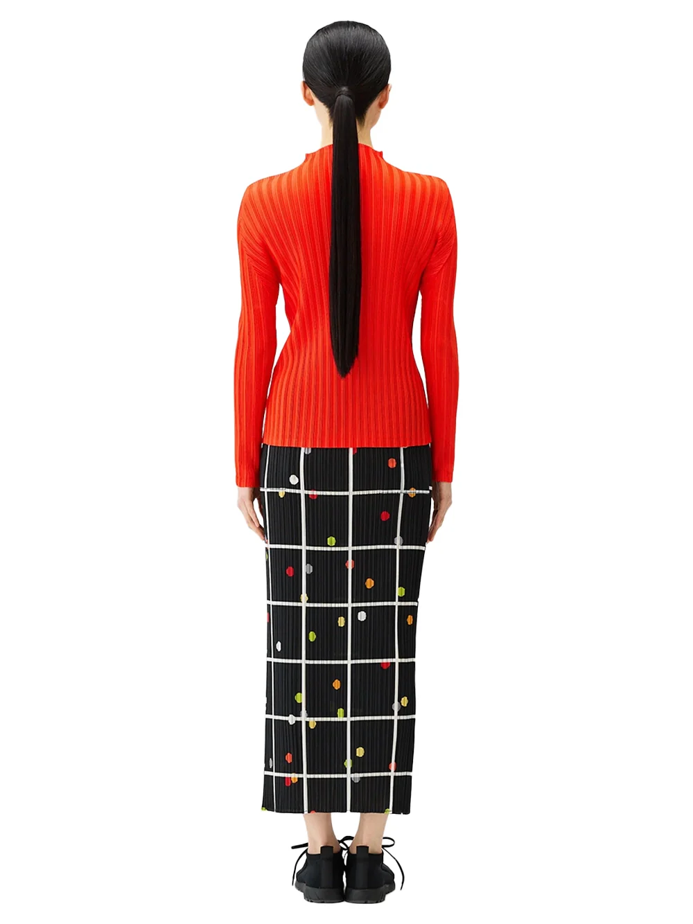Issey Miyake Pleats Please Skirt Black - Image 4