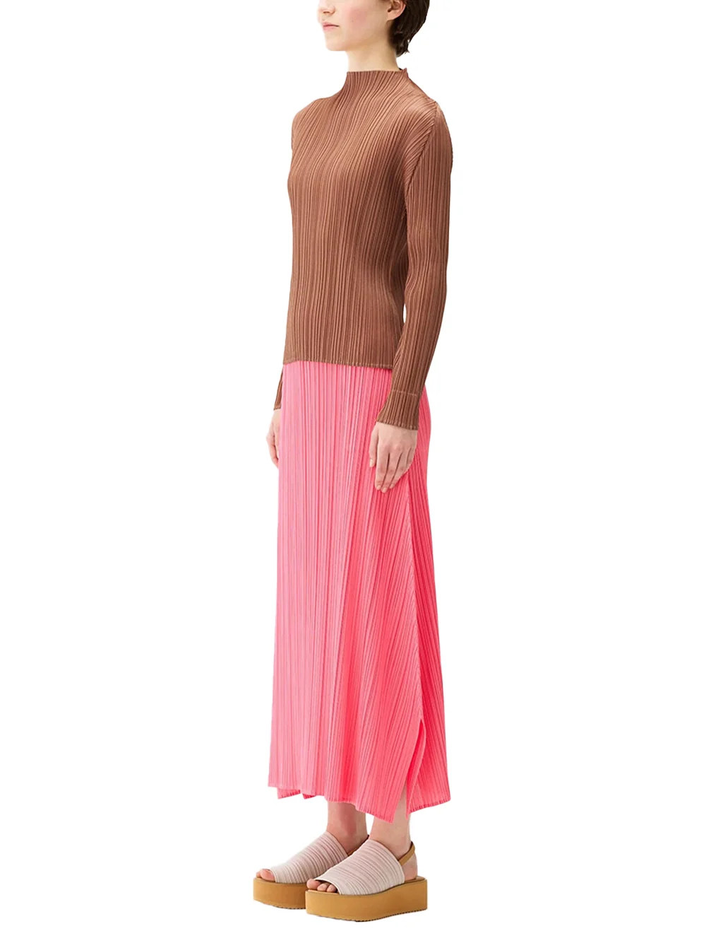 Issey Miyake Pleats Please Skirt Pink - Image 4