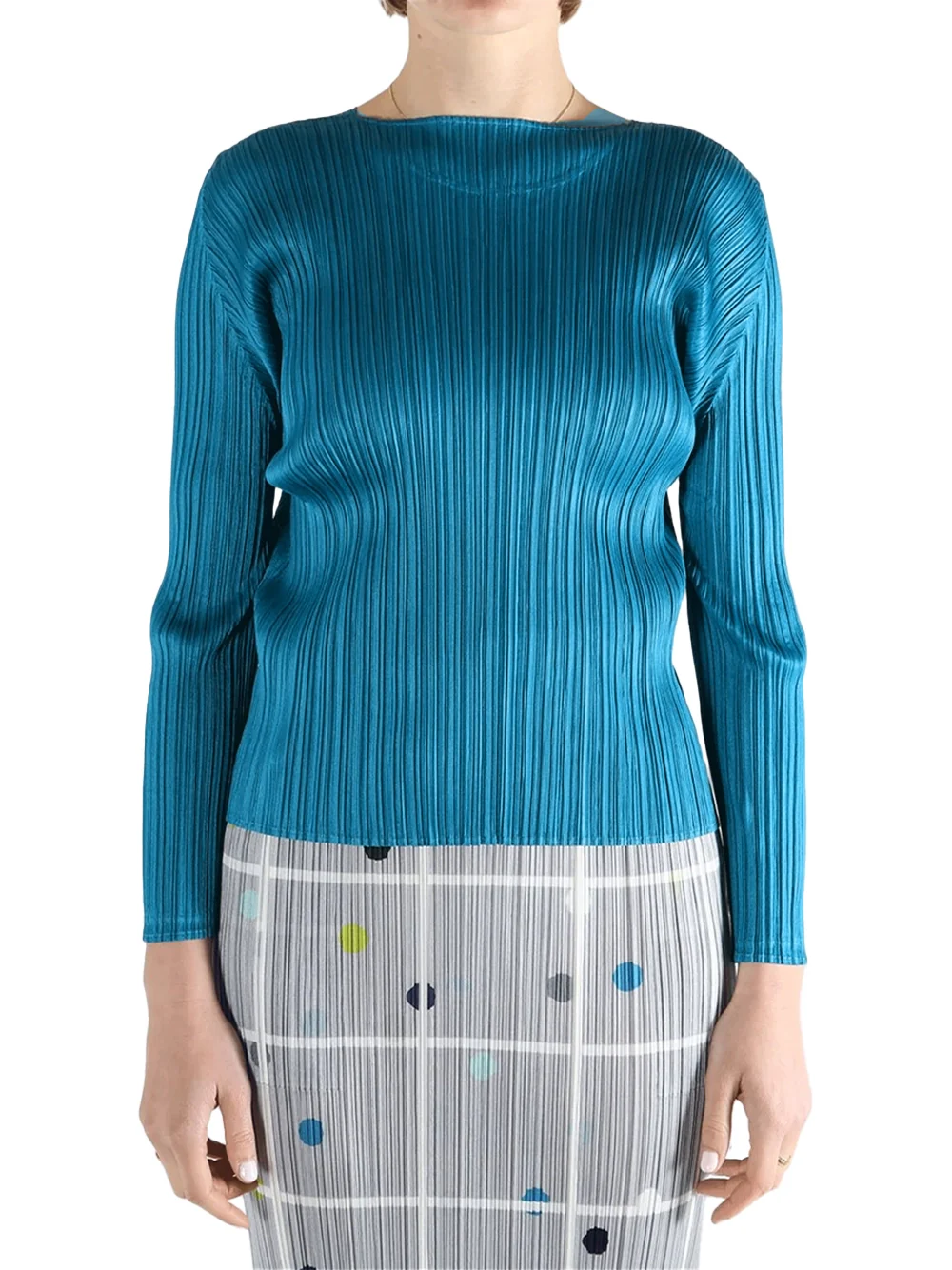 Issey Miyake Pleats Please Top Deep Blue - Image 3