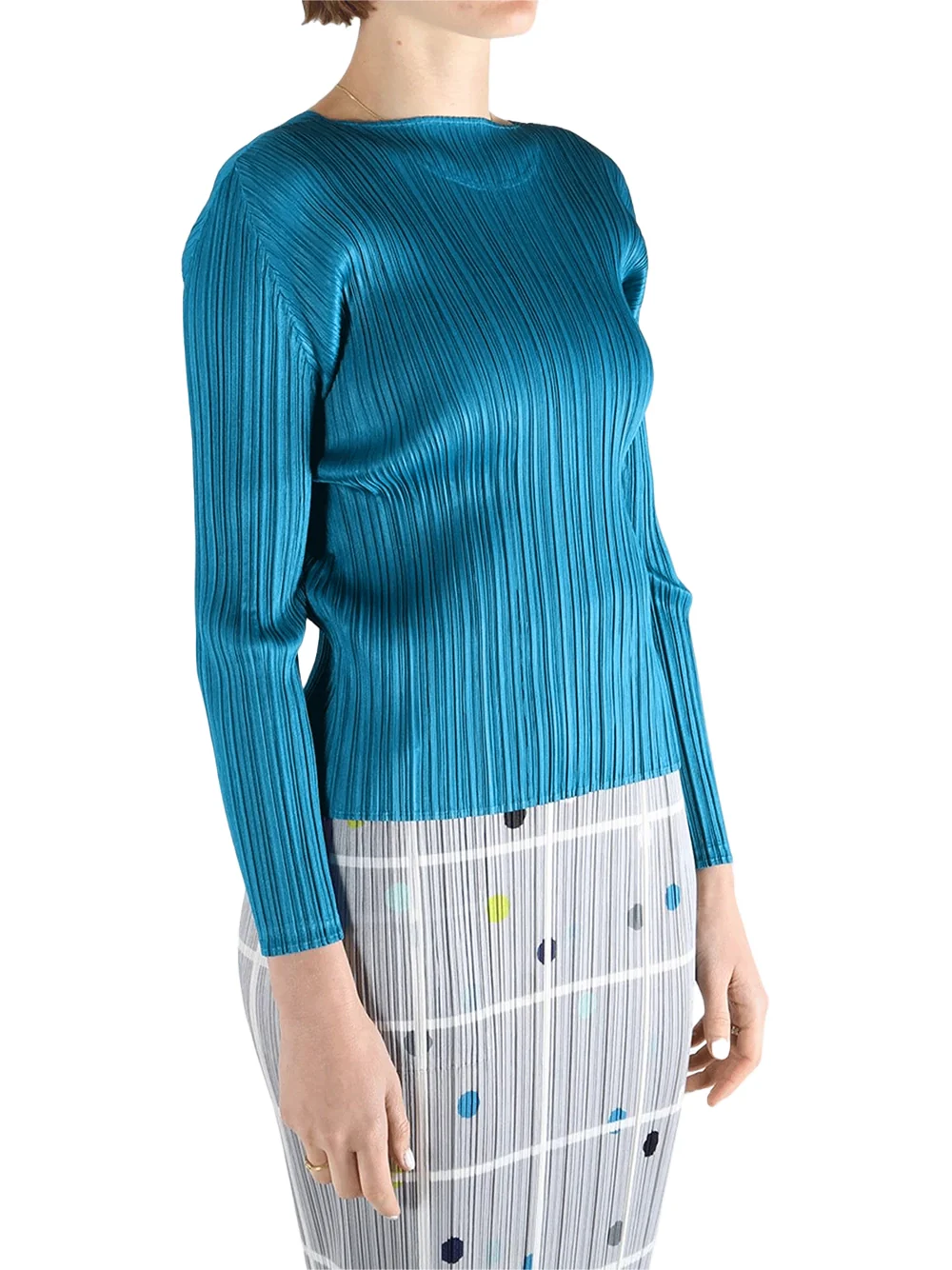 Issey Miyake Pleats Please Top Deep Blue - Image 4
