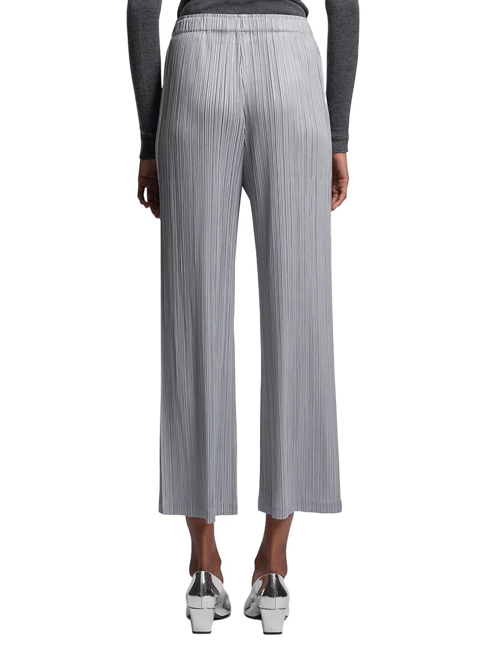 Issey Miyake Pleats Please Trousers Grey - Image 5