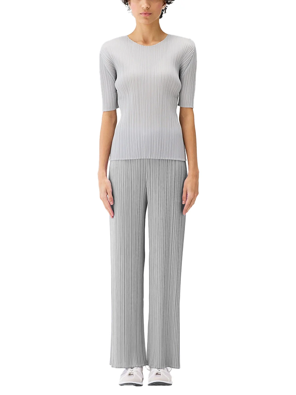 Issey Miyake Pleats Please Trousers L grey - Image 2