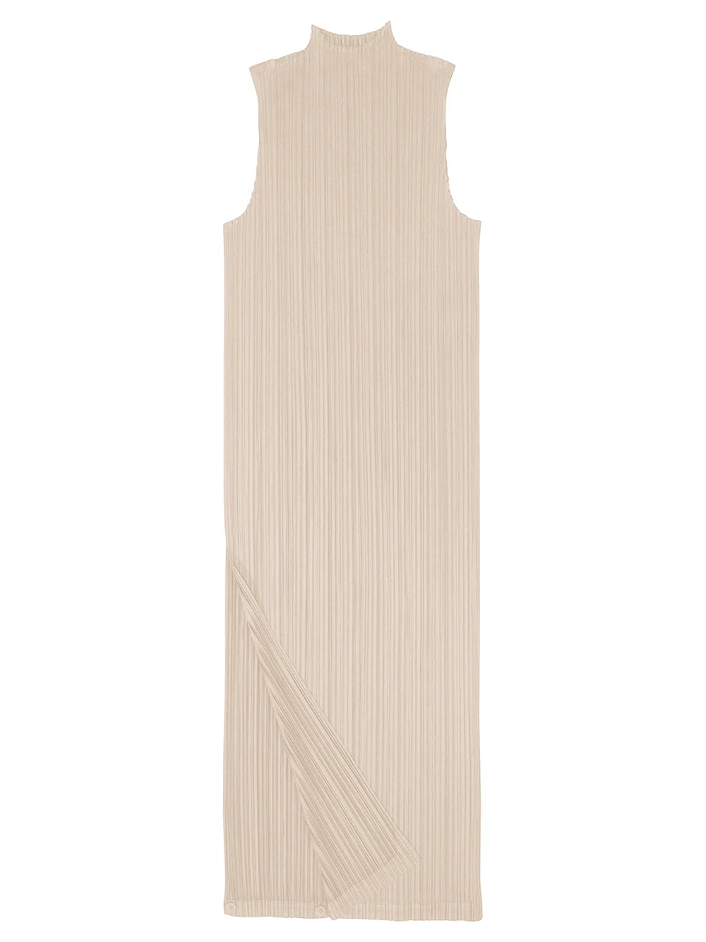 Issey Miyake Pleats Please Tunic Greige - Image 3