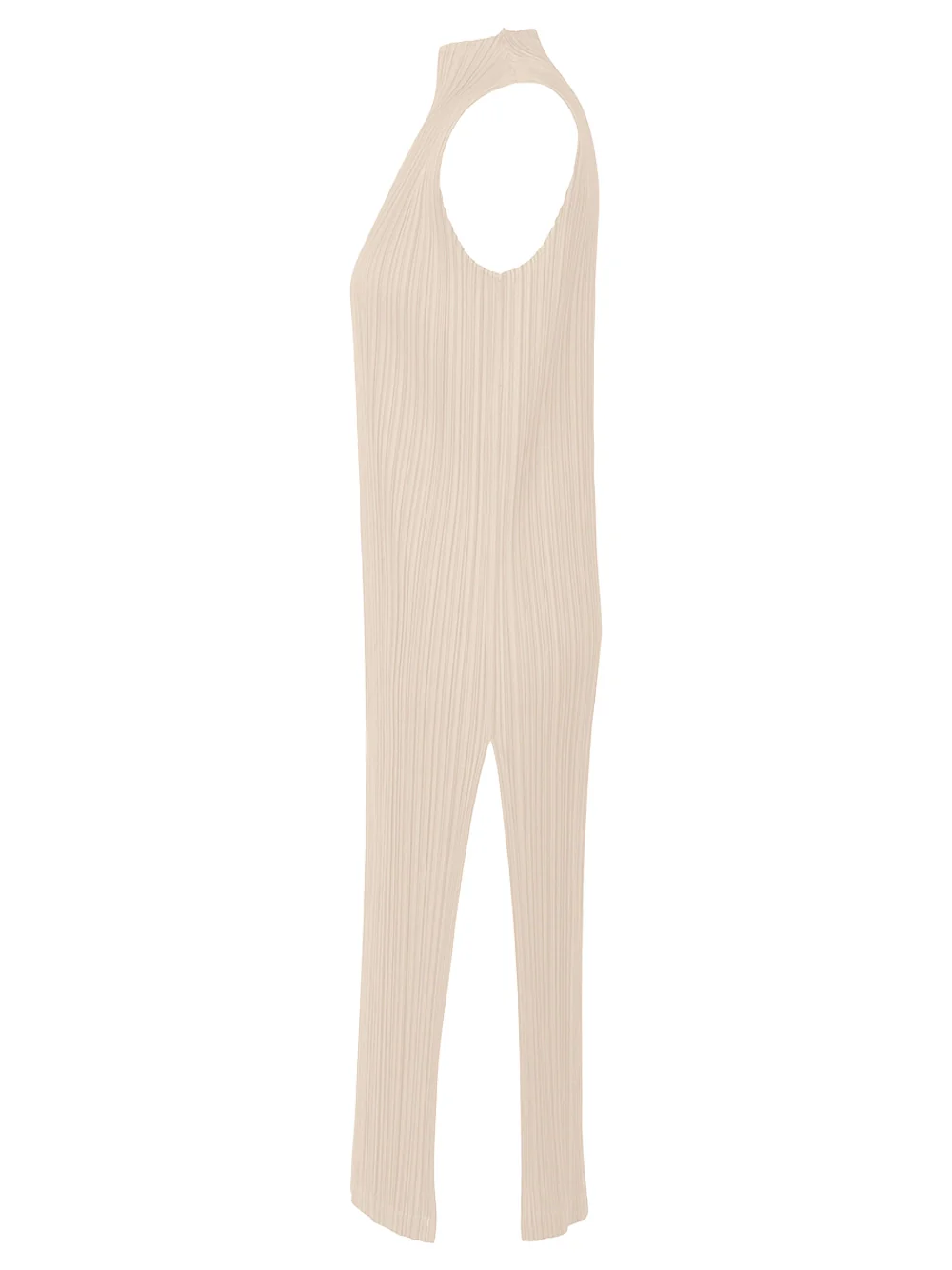 Issey Miyake Pleats Please Tunic Greige - Image 4