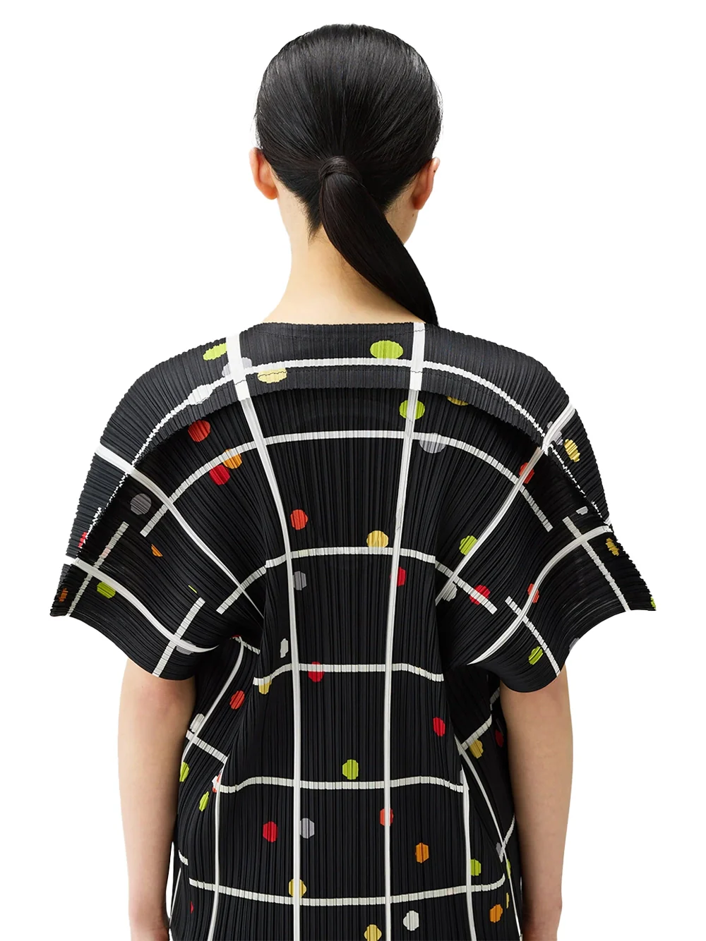 Issey Miyake Pleats Please Boxy Top Black - Image 8