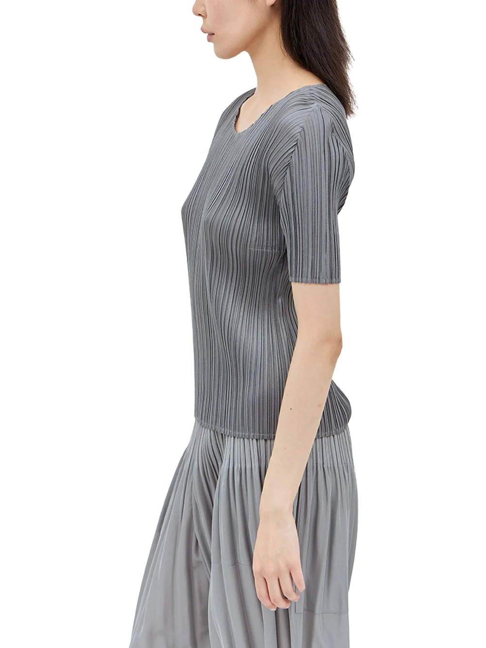 Issey Miyake Pleats Please Top Grey - Image 5