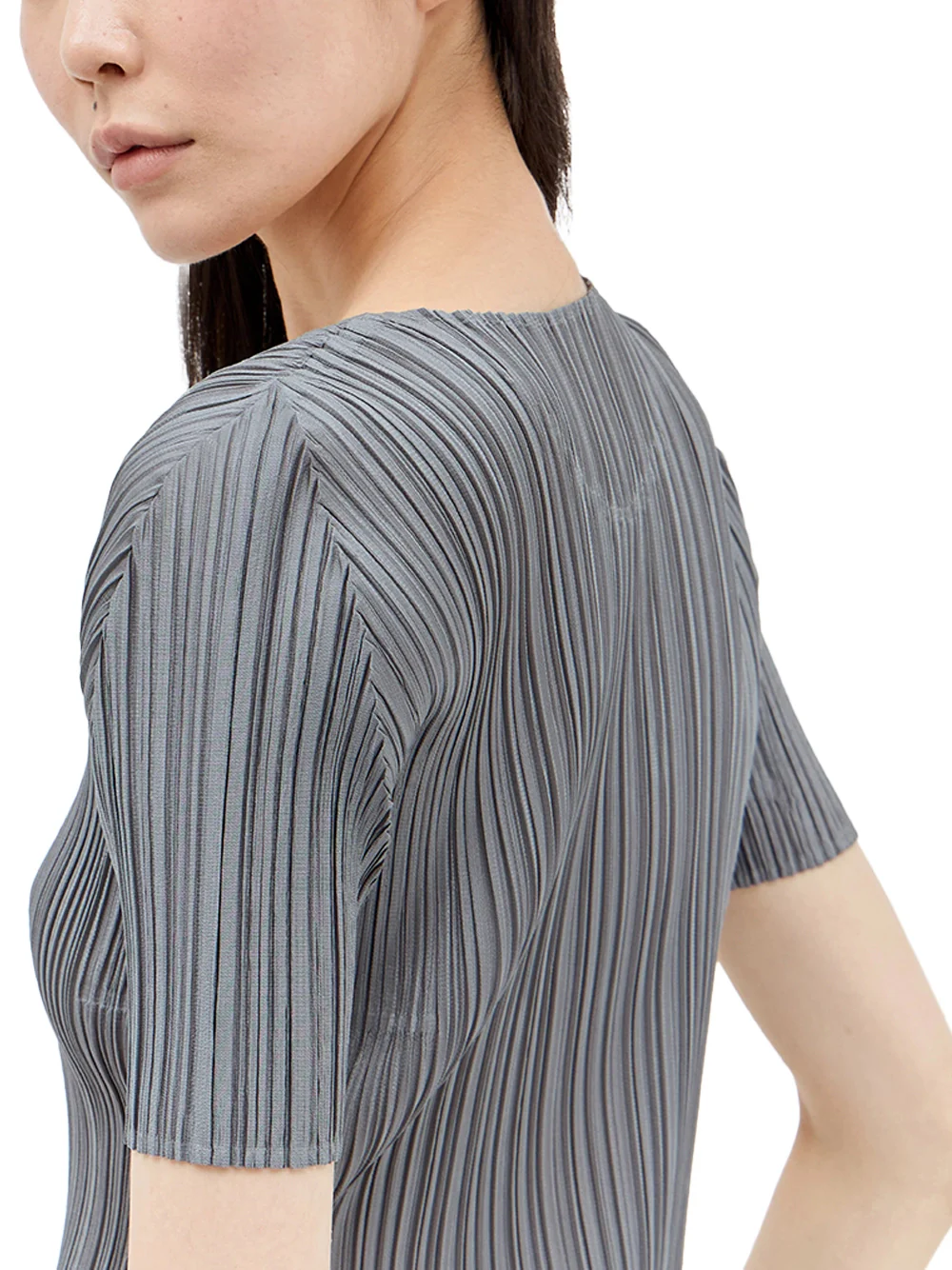 Issey Miyake Pleats Please Top Grey - Image 6