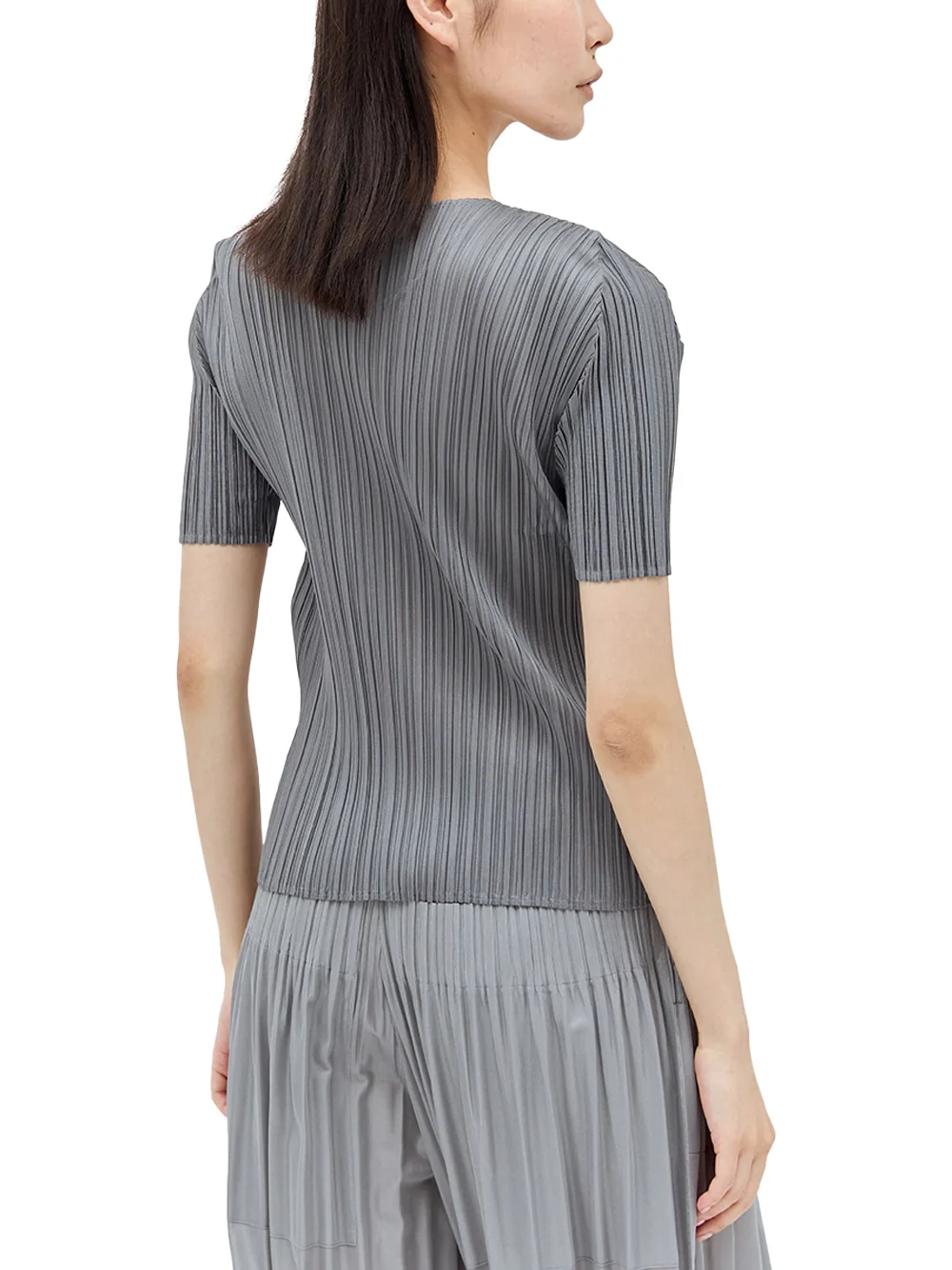 Issey Miyake Pleats Please Top Grey - Image 7