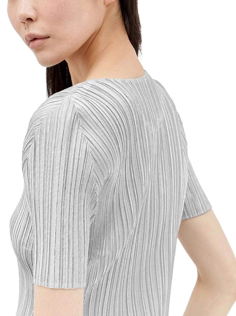 Issey Miyake Pleats Please Top L grey - Image 6