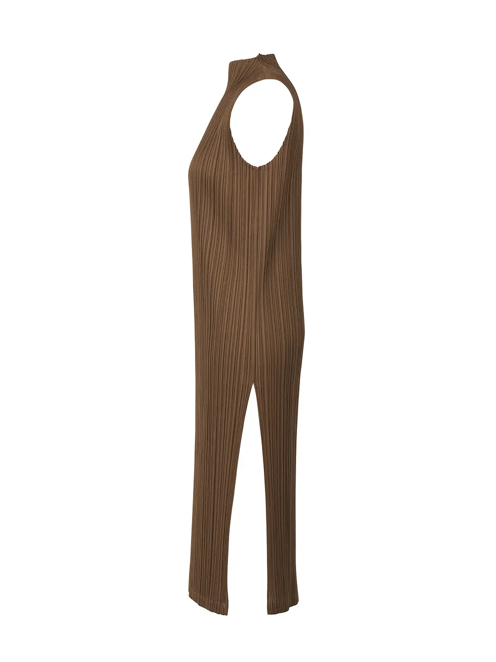 Issey Miyake Pleats Please Tunic Brown - Image 3