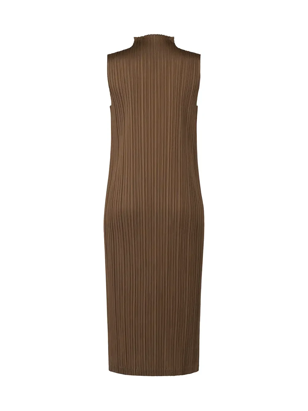 Issey Miyake Pleats Please Tunic Brown - Image 4