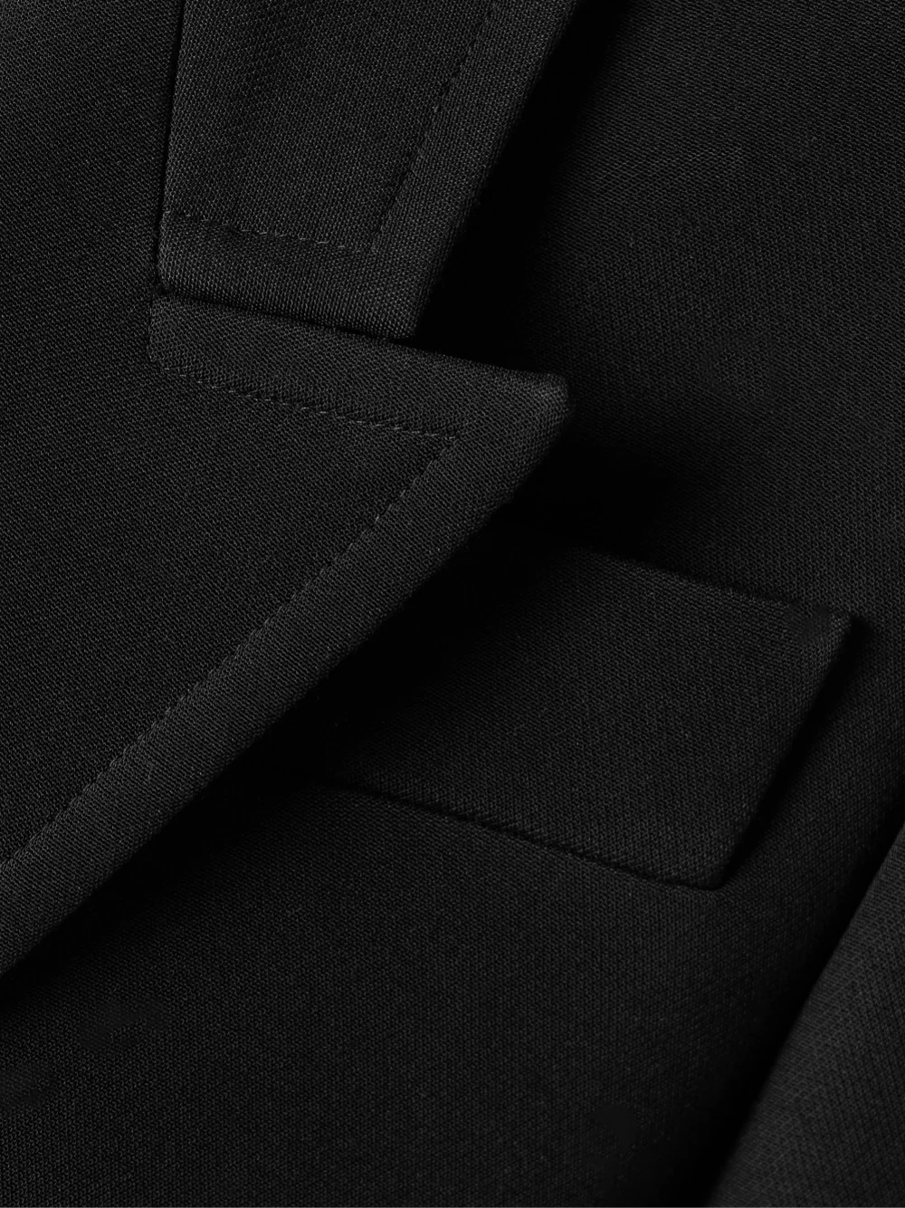 Khaite Beckett Woven Blazer Black - Image 4