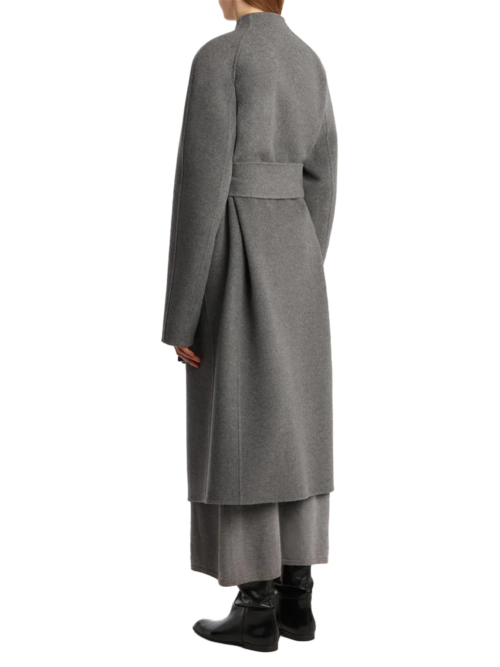Khaite Women Deena Coat Grey melange - Image 4