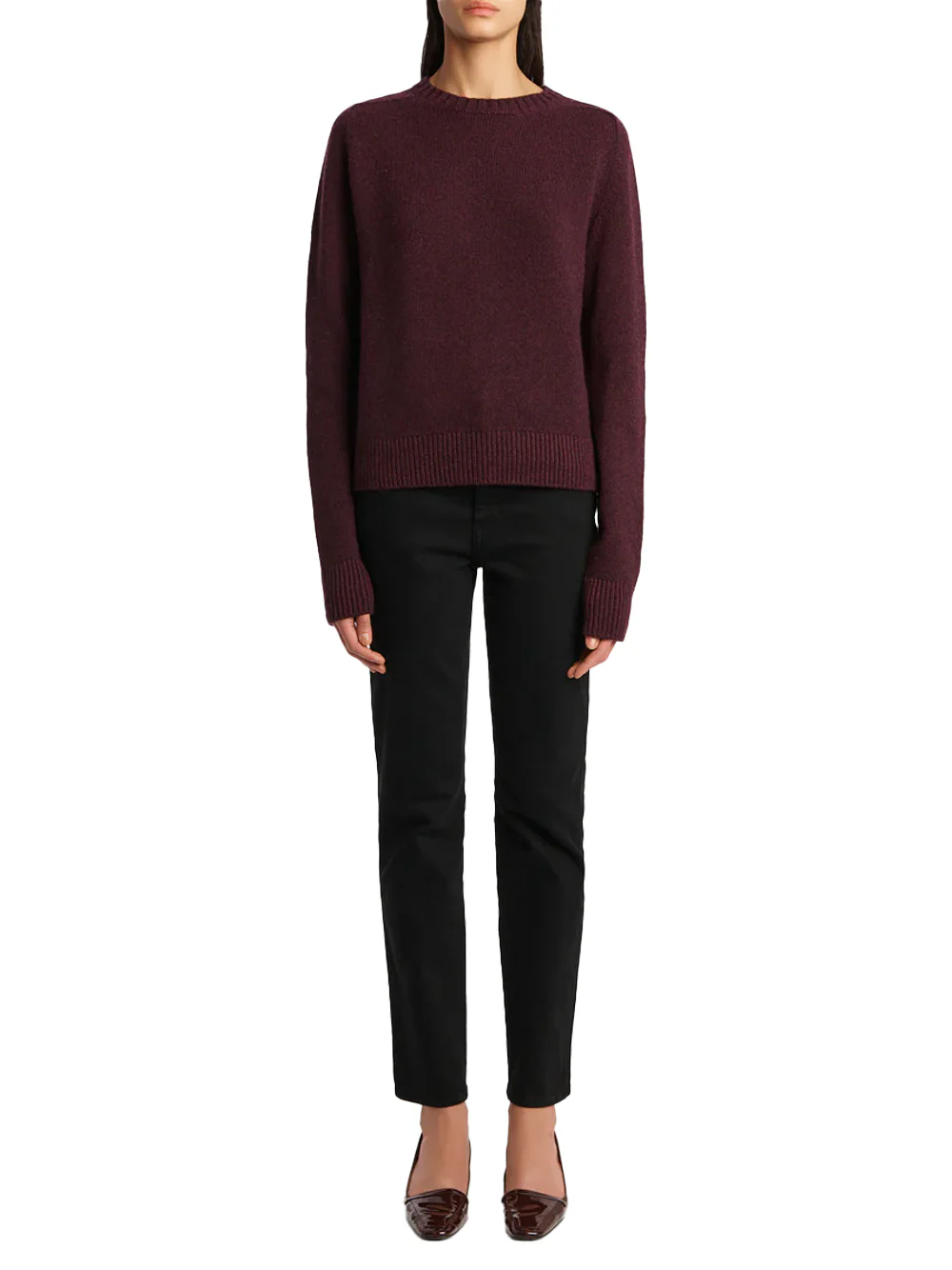 Khaite Nera Sweater Plum - Image 3