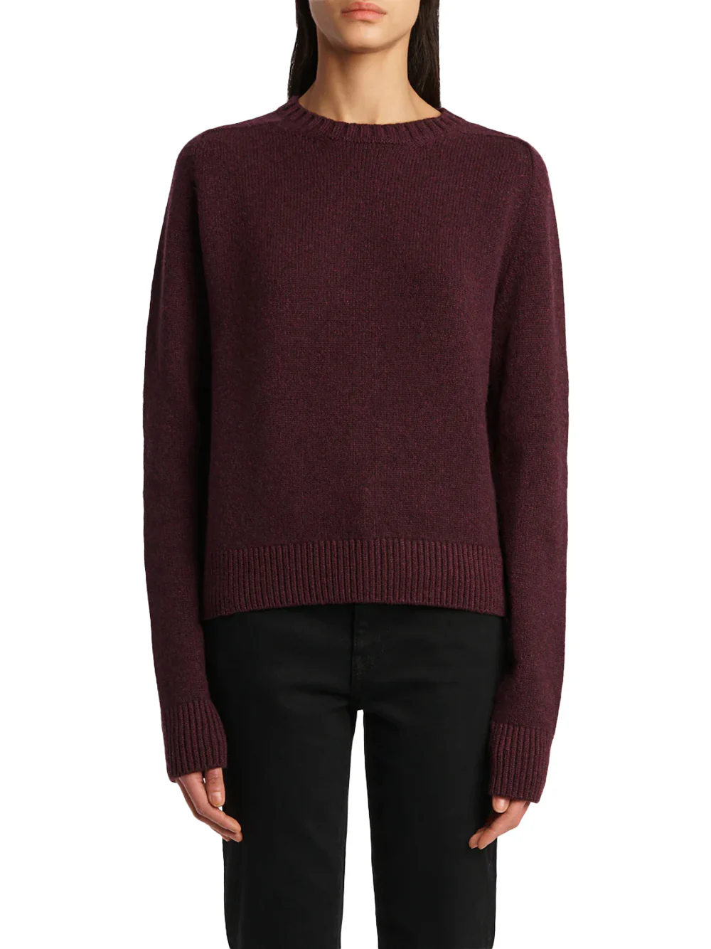 Khaite Nera Sweater Plum - Image 4