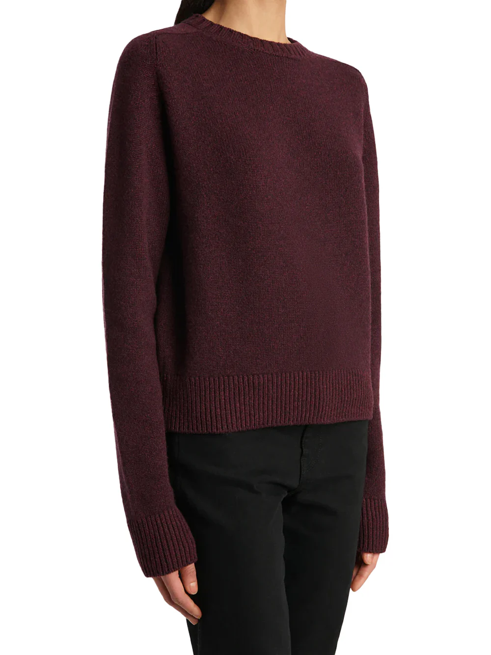 Khaite Nera Sweater Plum - Image 6