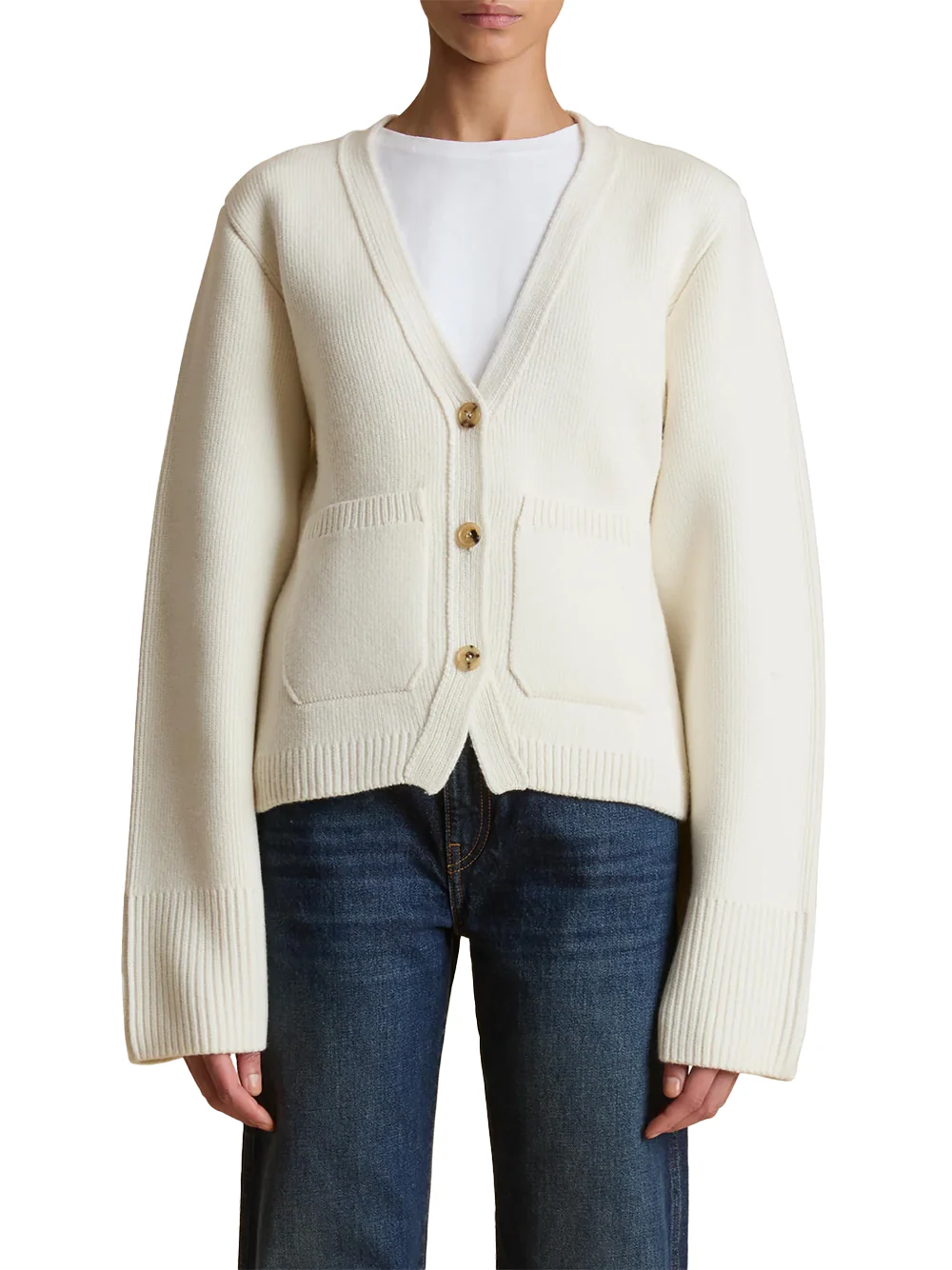Khaite Women Scarlet Cardigan Glaze - Image 5