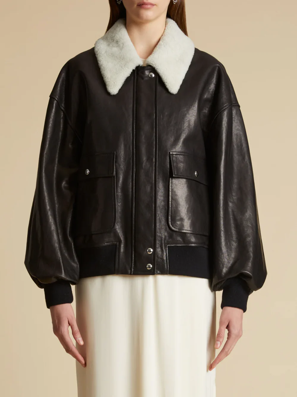 KHAITE Shellar Leather Jacket - Image 3