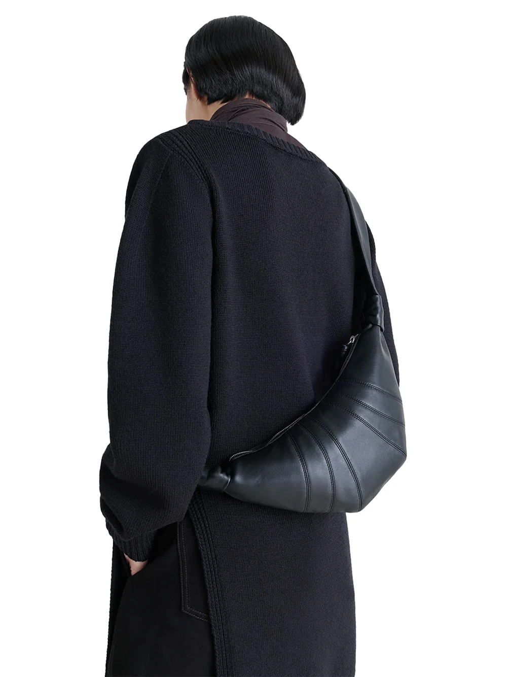 Lemaire small croissant bag Black - Image 3