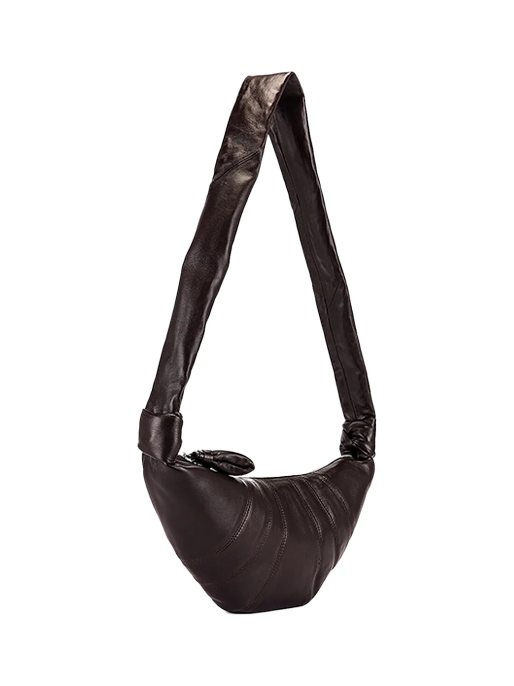 Lemaire small croissant bag Dark choc - Image 3