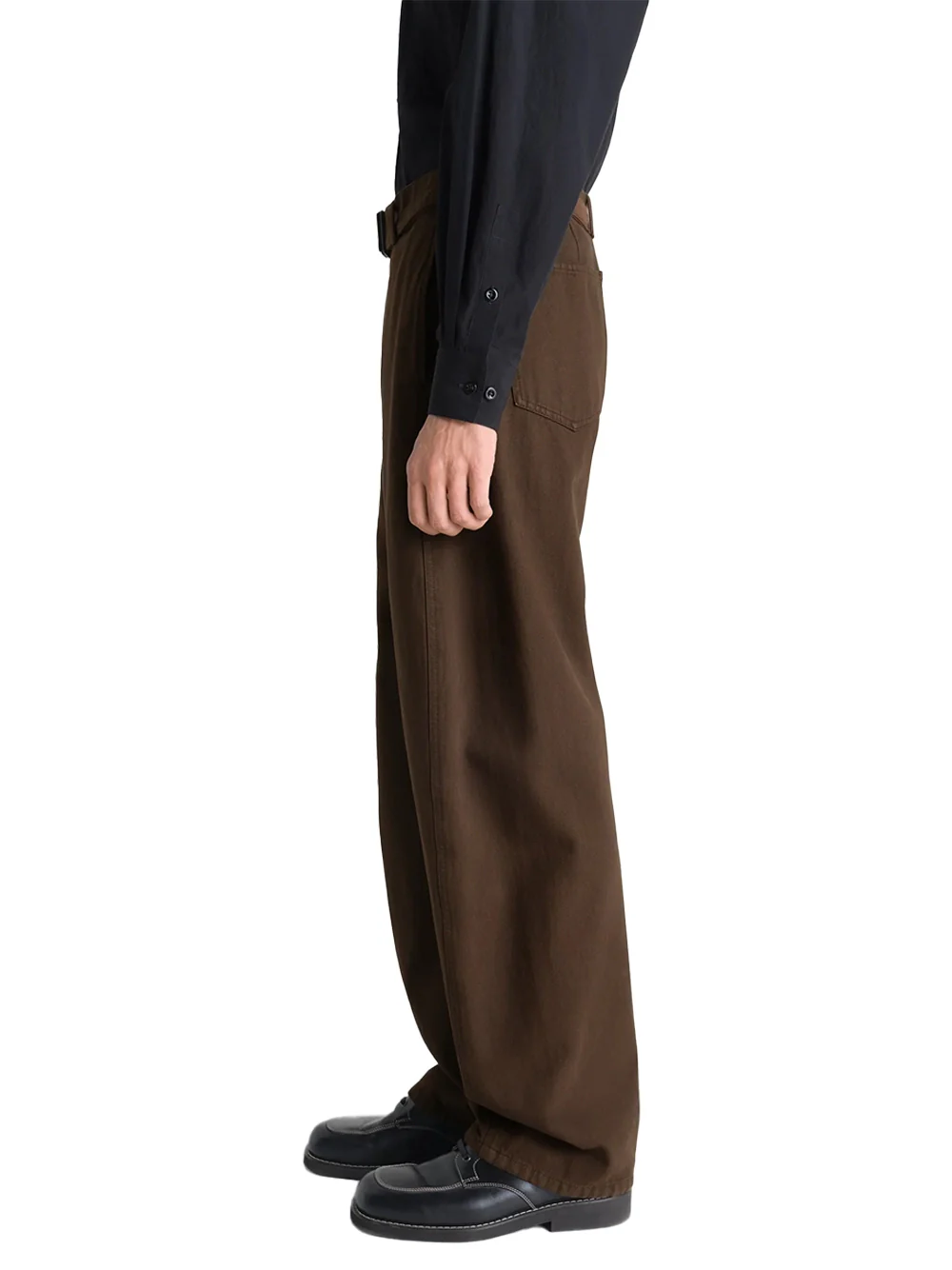 Lemaire Twisted Belted Pants Cacao - Image 4