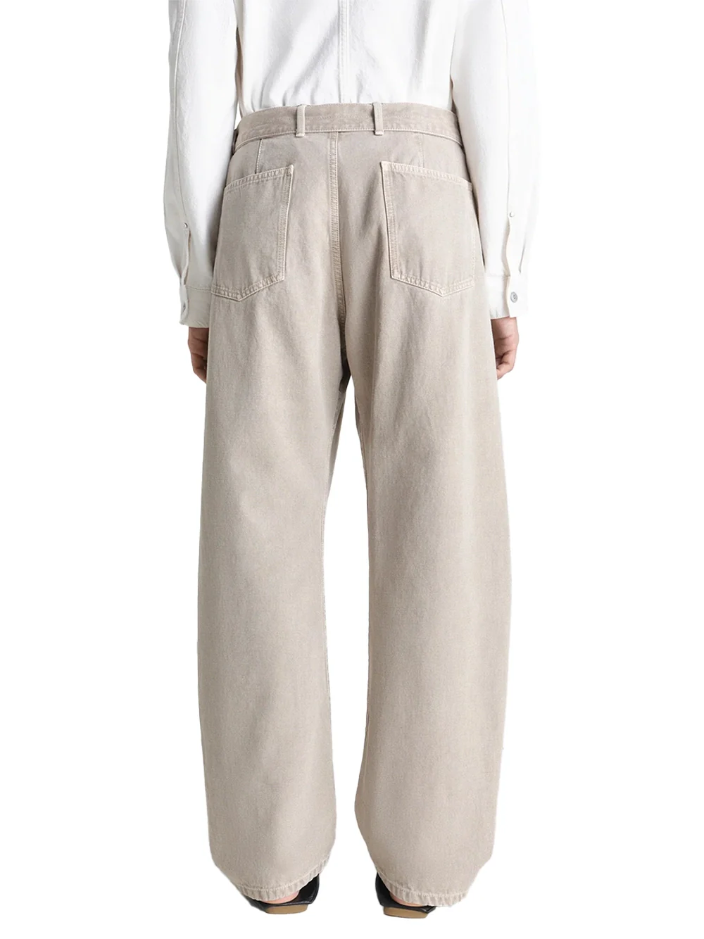 Lemaire Twisted Belted Pants Moonstone - Image 5