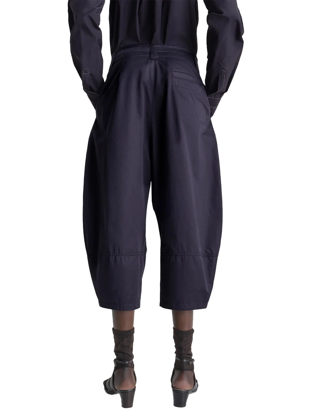 Lemaire Volume Trousers Ink Blue - Image 5
