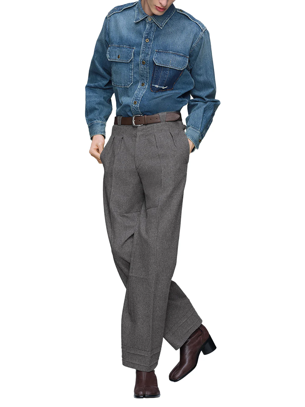 Maison Margiela denim shirt Blue - Image 3